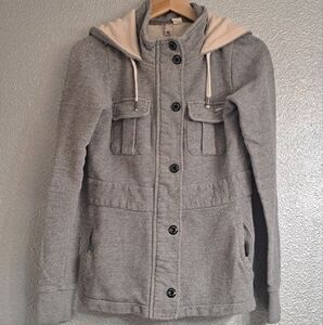 Element Heather Grey Light Jacket With Hood